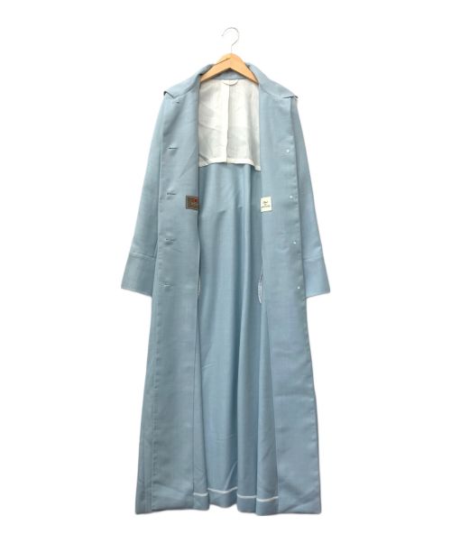 Chant de coccinelle（シャンドゥコクシネル）Chant de coccinelle (シャンドゥコクシネル) コート ライトブルー サイズ:無の古着・服飾アイテム