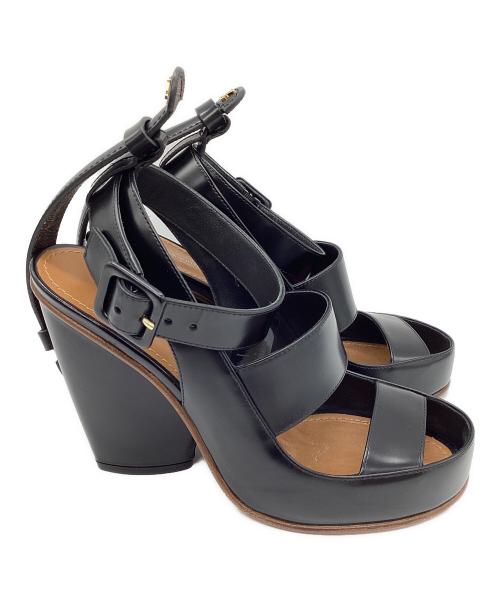 LOUIS VUITTON（ルイヴィトン）LOUIS VUITTON (ルイ ヴィトン) サンダル ブラック サイズ:37の古着・服飾アイテム