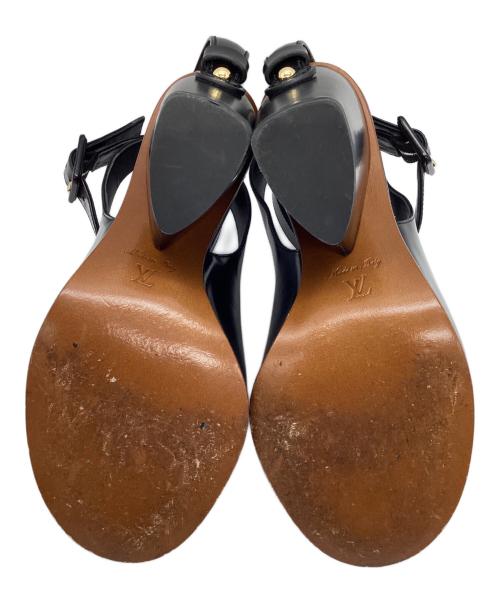LOUIS VUITTON（ルイヴィトン）LOUIS VUITTON (ルイ ヴィトン) サンダル ブラック サイズ:37の古着・服飾アイテム