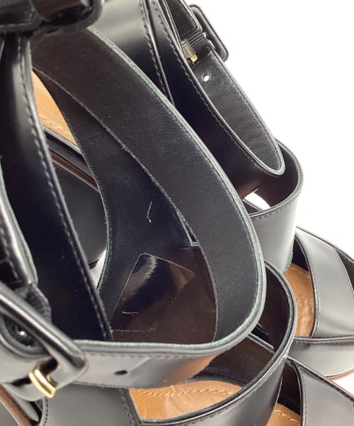 LOUIS VUITTON（ルイヴィトン）LOUIS VUITTON (ルイ ヴィトン) サンダル ブラック サイズ:37の古着・服飾アイテム