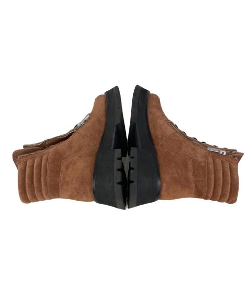 3.1 phillip lim（スリーワンフィリップリム）3.1 phillip lim (スリーワンフィリップリム) Kate Lug Sole Double Zip Boot ブラウン サイズ:37の古着・服飾アイテム