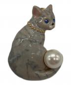 VENDOME BOUTIQUEヴァンドームブティック）の古着「ブローチ」｜グレー×ゴールド