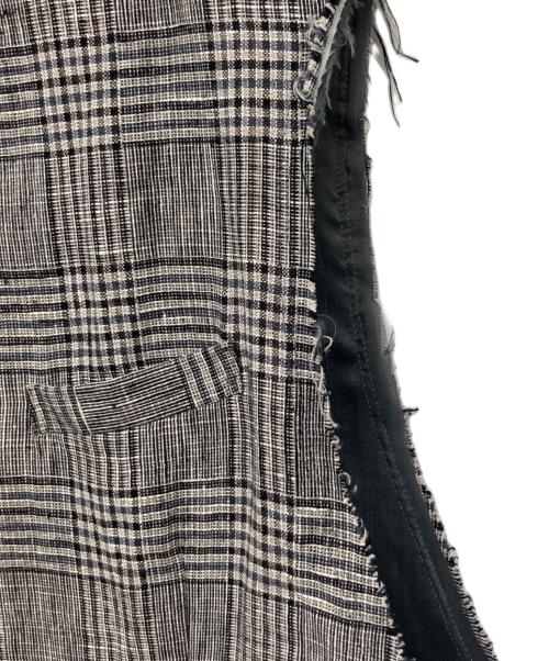 Spick and Span（スピック＆スパン）Spick and Span (スピック＆スパン) リネンスリーブレスオーバージャケット ブラック サイズ:Freeの古着・服飾アイテム