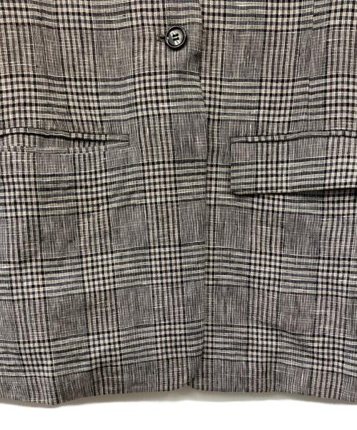 Spick and Span（スピック＆スパン）Spick and Span (スピック＆スパン) リネンスリーブレスオーバージャケット ブラック サイズ:Freeの古着・服飾アイテム