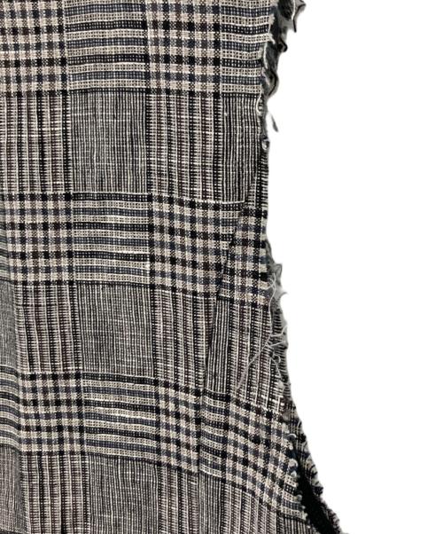 Spick and Span（スピック＆スパン）Spick and Span (スピック＆スパン) リネンスリーブレスオーバージャケット ブラック サイズ:Freeの古着・服飾アイテム