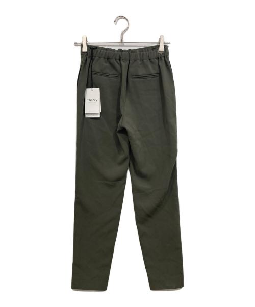 theory（セオリー）theory (セオリー) テーパードパンツ オリーブ サイズ:XS 未使用品の古着・服飾アイテム