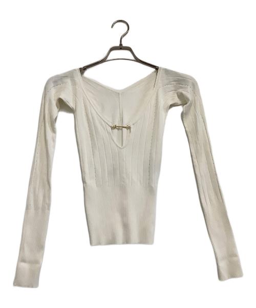 jacquemus（ジャックムス）jacquemus (ジャックムス) Pralu トップス ホワイト サイズ:34の古着・服飾アイテム