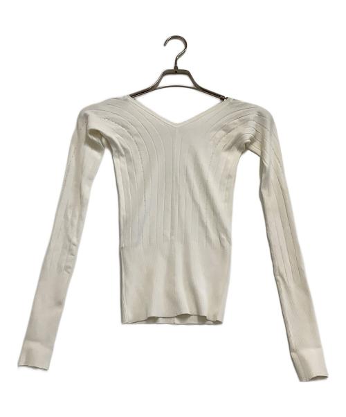 jacquemus（ジャックムス）jacquemus (ジャックムス) Pralu トップス ホワイト サイズ:34の古着・服飾アイテム