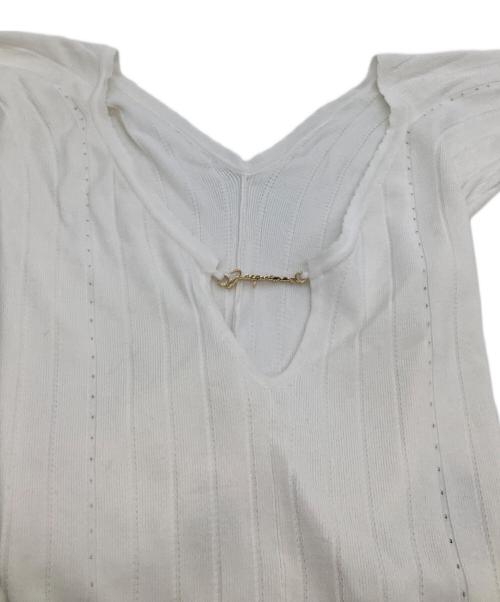 jacquemus（ジャックムス）jacquemus (ジャックムス) Pralu トップス ホワイト サイズ:34の古着・服飾アイテム