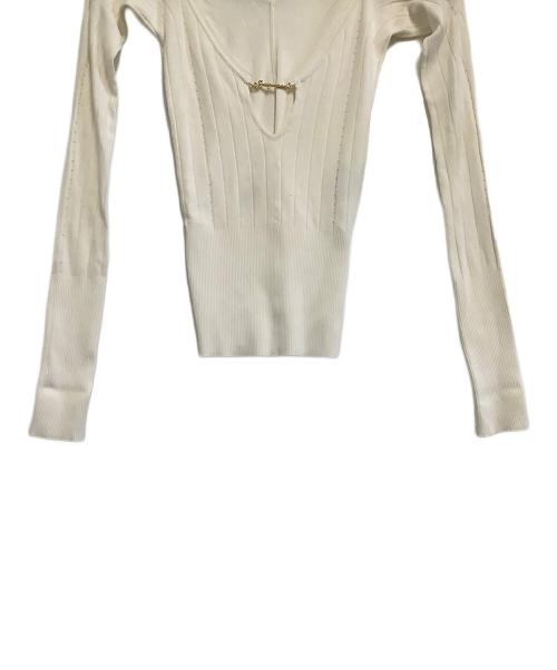 jacquemus（ジャックムス）jacquemus (ジャックムス) Pralu トップス ホワイト サイズ:34の古着・服飾アイテム