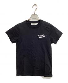 maison kitsune（メゾンキツネ）の古着「MINI HANDWRITING CLASSIC」｜ブラック