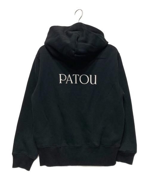 patou（パトゥ）patou (パトゥ) オーガニックコットンパトゥジップアップフーディー ブラック サイズ:XSの古着・服飾アイテム