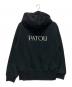 patou (パトゥ) オーガニックコットンパトゥジップアップフーディー ブラック サイズ:XS：15000円