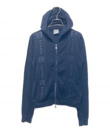 CHANEL（シャネル）の古着「ニットパーカー」｜ネイビー