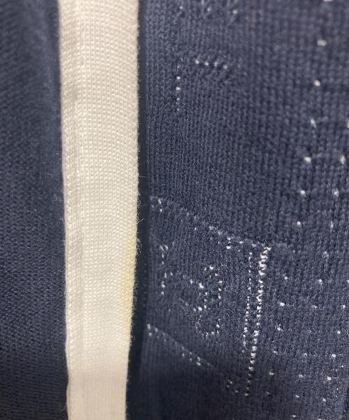 CHANEL（シャネル）CHANEL (シャネル) ニットパーカー ネイビー サイズ:36の古着・服飾アイテム