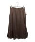 中古・古着 AURALEE (オーラリー) SUPER LIGHT WOOL CHECK PLEATED SKIRT ブラウン サイズ:SIZE 1：6000円