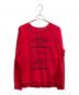 MARC JACOBS（マークジェイコブス）の古着「ダメージ加工ラグランスウェット」｜レッド