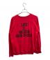 MARC JACOBS (マークジェイコブス) PEANUTS (ピーナッツ) ダメージ加工ラグランスウェット レッド サイズ:Ｓ：8000円