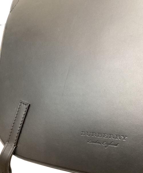 BURBERRY（バーバリー）BURBERRY (バーバリー) ブライドルメッセンジャーバッグ ブラック×ベージュの古着・服飾アイテム