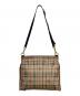 BURBERRY (バーバリー) ブライドルメッセンジャーバッグ ブラック×ベージュ：25000円
