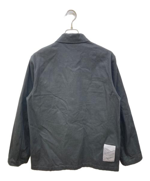 JIL SANDER+（ジルサンダープラス）JIL SANDER+ (ジルサンダープラス) オーバーサイズツイルシャツ ブラック サイズ:46の古着・服飾アイテム