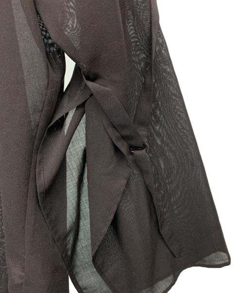 HYKE（ハイク）HYKE (ハイク) W/P BLOUSE ブラック サイズ:Sの古着・服飾アイテム