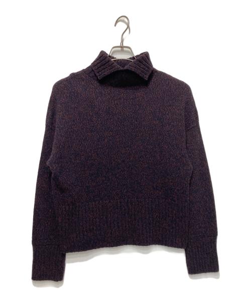 MACPHEE（マカフィー）MACPHEE (マカフィー) ファインウール タートルネックプルオーバー ネイビー サイズ:Ｓの古着・服飾アイテム