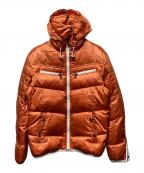 BURBERRY BLACK LABELバーバリーブラックレーベル）の古着「ダウンジャケット」｜オレンジ