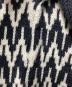 中古・古着 GUERNSEY WOOLLENS (ガンジーウーレンズ) 別注ノルディックニットプルオーバー ブラック×ホワイト サイズ:Ｌ：6000円