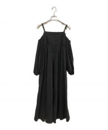 regleam（リグリーム）の古着「バルーンスリーブキャミワンピ」｜ブラック