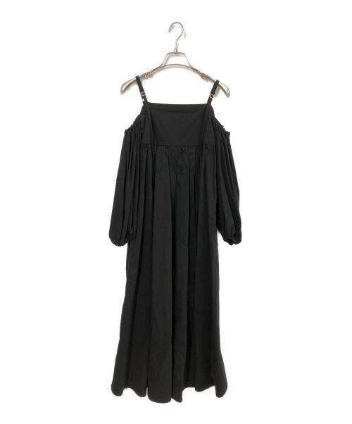 regleam（リグリーム）regleam (リグリーム) バルーンスリーブキャミワンピ ブラック サイズ:Sの古着・服飾アイテム