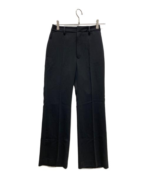 Plage（プラージュ）Plage (プラージュ) Double Cloth セミフレアパンツ ブラック サイズ:XSの古着・服飾アイテム