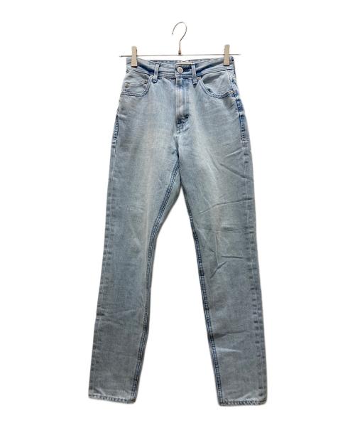 YANUK（ヤヌーク）YANUK (ヤヌーク) ハイウエスト スリムテーパード デニムパンツ インディゴ サイズ:23の古着・服飾アイテム