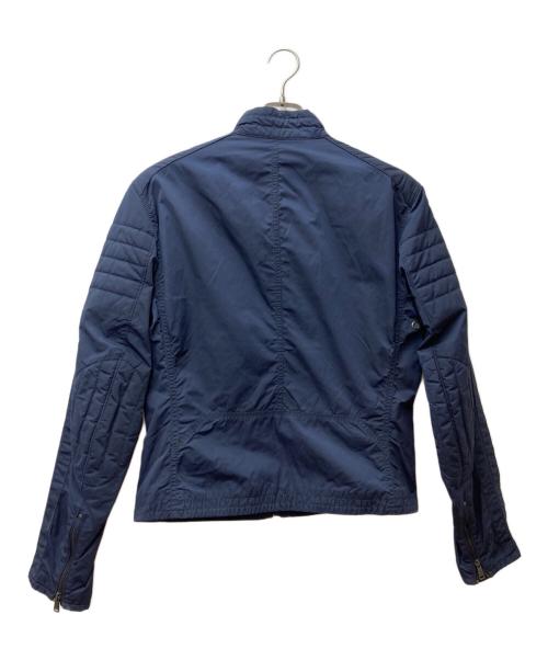 RALPH LAUREN（ラルフローレン）RALPH LAUREN (ラルフローレン) ナイロンライダースジャケット ネイビー サイズ:Mの古着・服飾アイテム