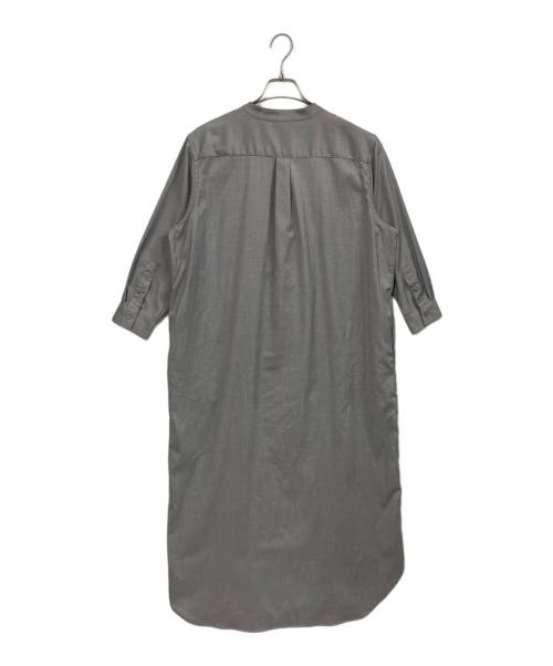 SOEJU（ソージュ）SOEJU (ソージュ) バンドカラーシャツワンピース グレー サイズ:Tの古着・服飾アイテム