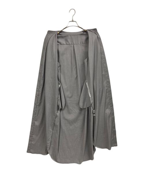 SOEJU（ソージュ）SOEJU (ソージュ) バンドカラーシャツワンピース グレー サイズ:Tの古着・服飾アイテム