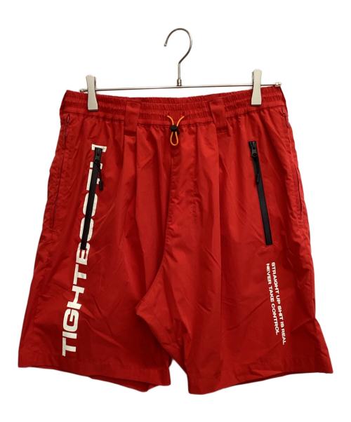 TIGHTBOOTH PRODUCTION（タイトブースプロダクション）TIGHTBOOTH PRODUCTION (タイトブースプロダクション) ハーフパンツ レッド サイズ:Ｌの古着・服飾アイテム