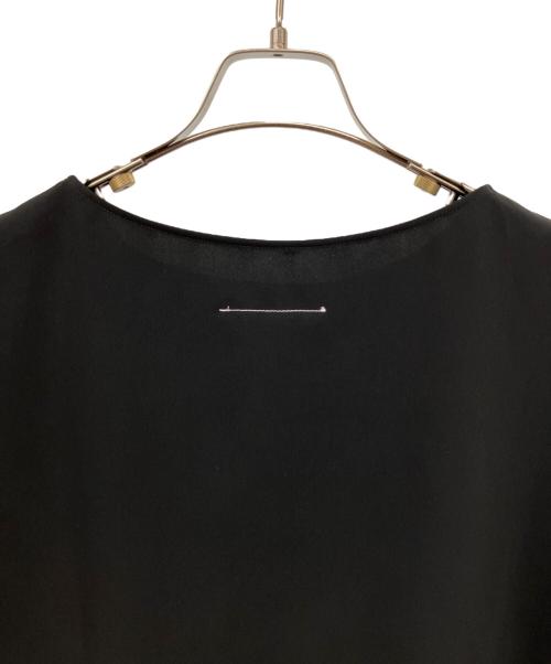 MM6 Maison Margiela（エムエムシックスメゾンマルジェラ）MM6 Maison Margiela (エムエムシックスメゾンマルジェラ) Bicolor blouse ブラック×ベージュ サイズ:Sの古着・服飾アイテム