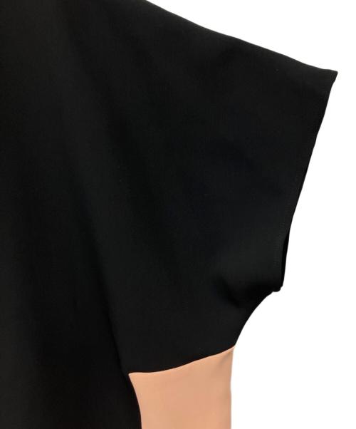 MM6 Maison Margiela（エムエムシックスメゾンマルジェラ）MM6 Maison Margiela (エムエムシックスメゾンマルジェラ) Bicolor blouse ブラック×ベージュ サイズ:Sの古着・服飾アイテム