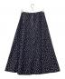 KUMIKYOKU (クミキョク) setsuko sagittaire (セツコセジテール) ドットフレアスカート ネイビー サイズ:3：5000円