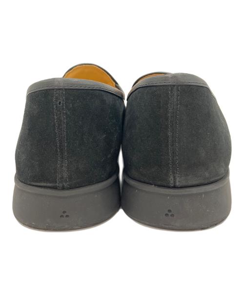 BAUDOIN & LANGE（ボードイン アンド ランジ）BAUDOIN & LANGE (ボードイン アンド ランジ) SAGAN CLASSIC LOFER SUEDE ブラック サイズ:40の古着・服飾アイテム