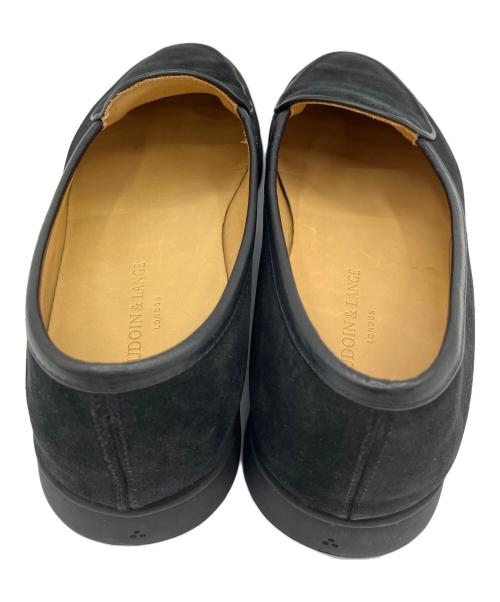 BAUDOIN & LANGE（ボードイン アンド ランジ）BAUDOIN & LANGE (ボードイン アンド ランジ) SAGAN CLASSIC LOFER SUEDE ブラック サイズ:40の古着・服飾アイテム