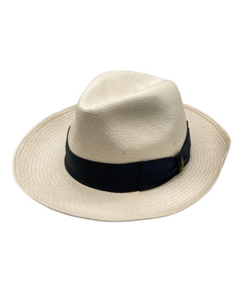 BORSALINO（ボルサリーノ）BORSALINO (ボルサリーノ) パナマハット アイボリー サイズ:60の古着・服飾アイテム