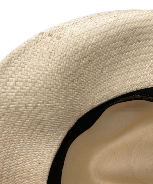 BORSALINO（ボルサリーノ）BORSALINO (ボルサリーノ) パナマハット アイボリー サイズ:60の古着・服飾アイテム
