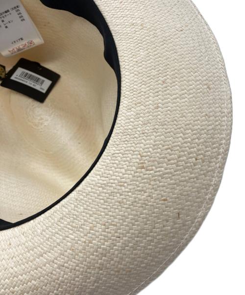 BORSALINO（ボルサリーノ）BORSALINO (ボルサリーノ) パナマハット アイボリー サイズ:60の古着・服飾アイテム