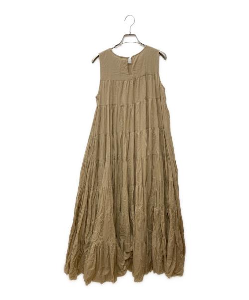 Spick and Span（スピック＆スパン）Spick and Span (スピックアンドスパン) ボイルティアードワンピース ベージュ サイズ:38の古着・服飾アイテム