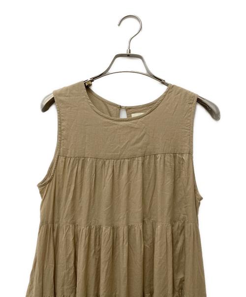 Spick and Span（スピック＆スパン）Spick and Span (スピックアンドスパン) ボイルティアードワンピース ベージュ サイズ:38の古着・服飾アイテム