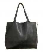 SLOWスロウ）の古着「レザートートバッグ」｜ブラック