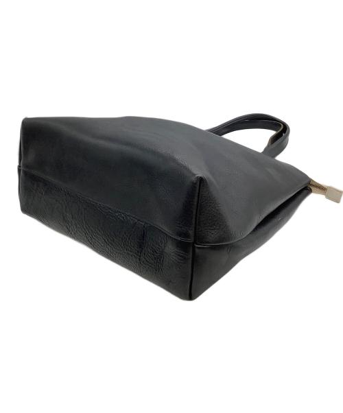 SLOW（スロウ）SLOW (スロウ) レザートートバッグ ブラックの古着・服飾アイテム