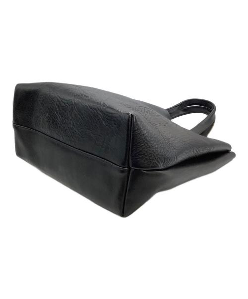 SLOW（スロウ）SLOW (スロウ) レザートートバッグ ブラックの古着・服飾アイテム